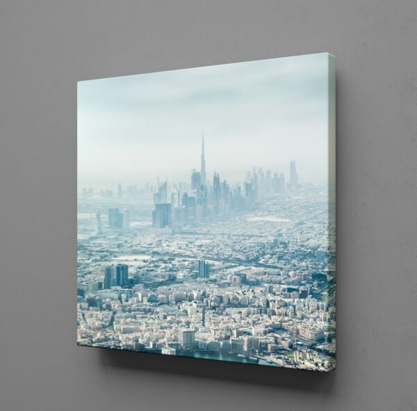 BUZLU ŞEHRİN GÜZELLİĞİ KANVAS TABLO