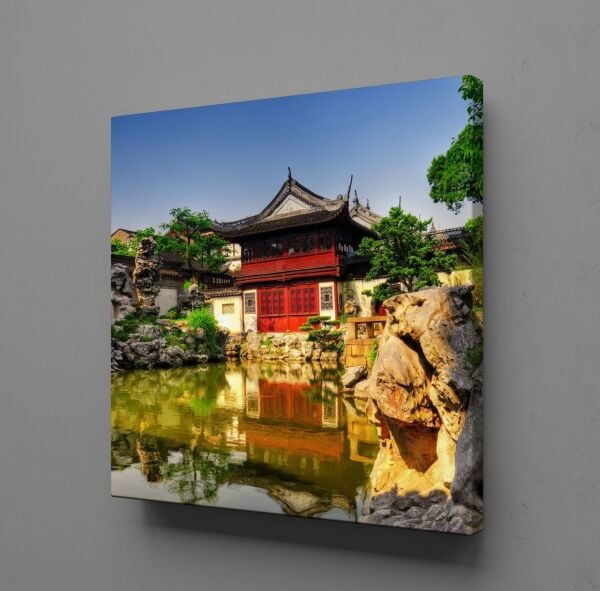 DOĞADAKİ EV KANVAS TABLO