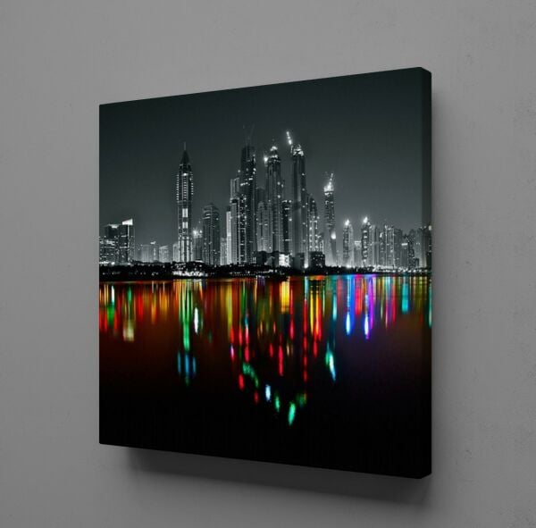 GECENİN YANSIMASI KANVAS TABLO