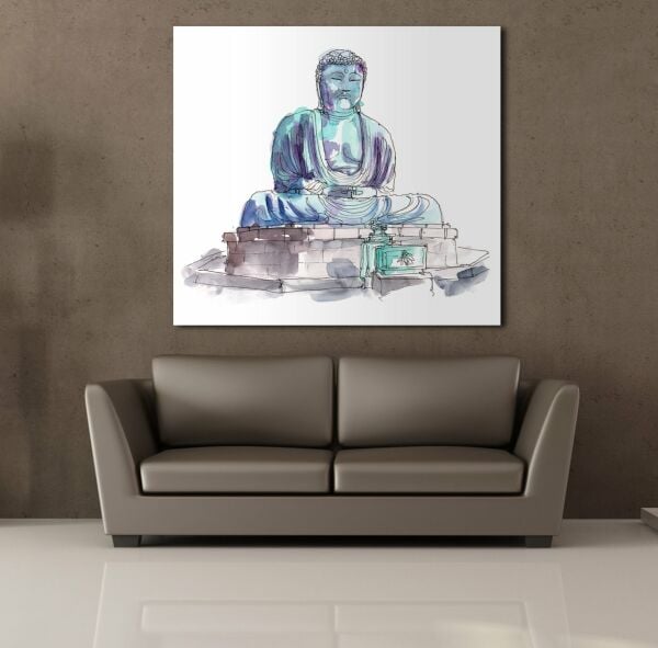 AMİDA BUDDHA KANVAS TABLO