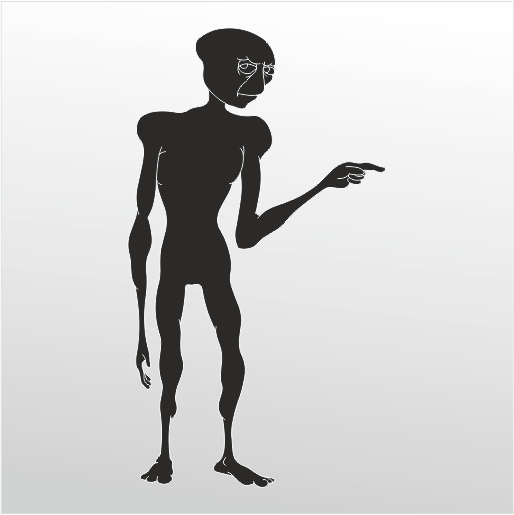 Folyo Sticker Uzaylı