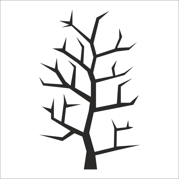 AĞAÇ VE GÜL RESİMLERİ FOLYO STİCKER DERSTV221