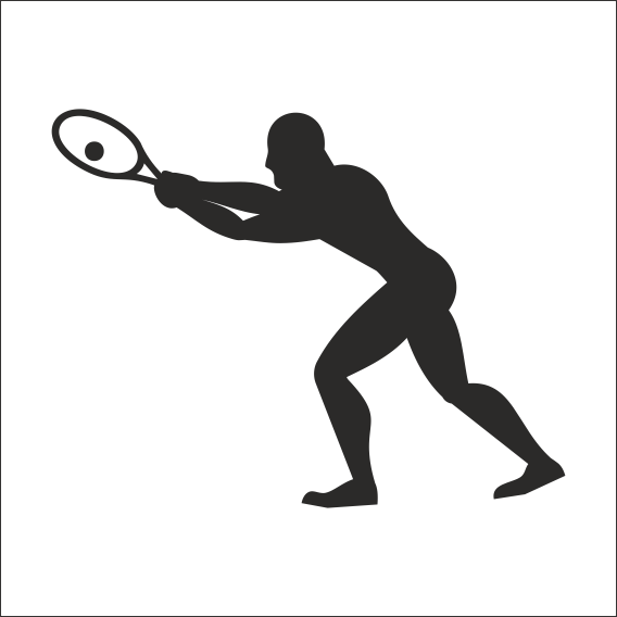 TENİSCİ FOLYO STİCKER