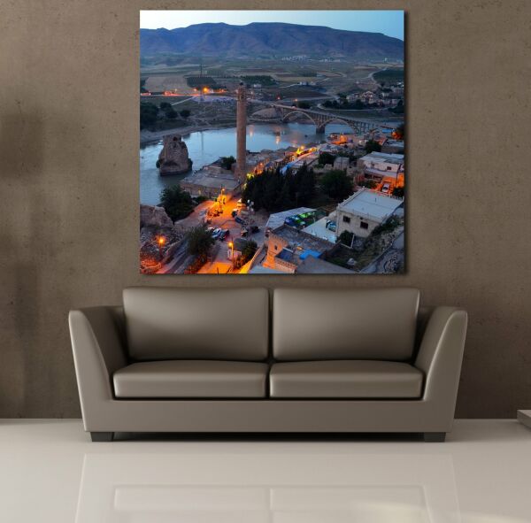 HASANKEYF MANZARASI KANVAS TABLO