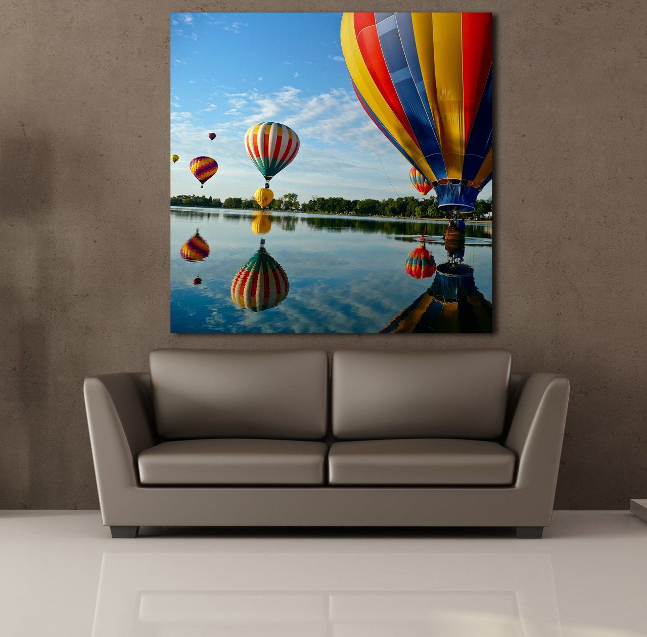 RENGARENK BALONLARI KANVAS TABLO
