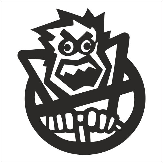 TRAFİK CANAVARI FOLYO STİCKER