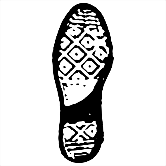 AYAKKABI İZİ FOLYO STİCKER