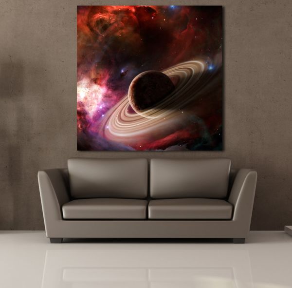 GEZEGEN TEMALI KANVAS TABLO