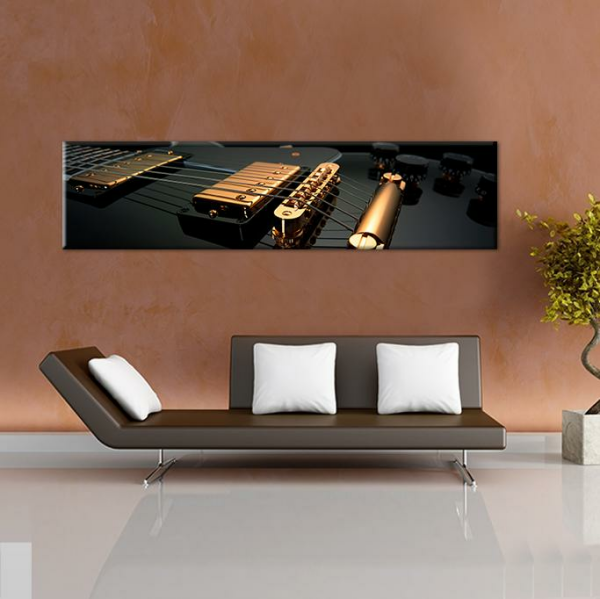 Gitar Telleri Kanvas Tablo