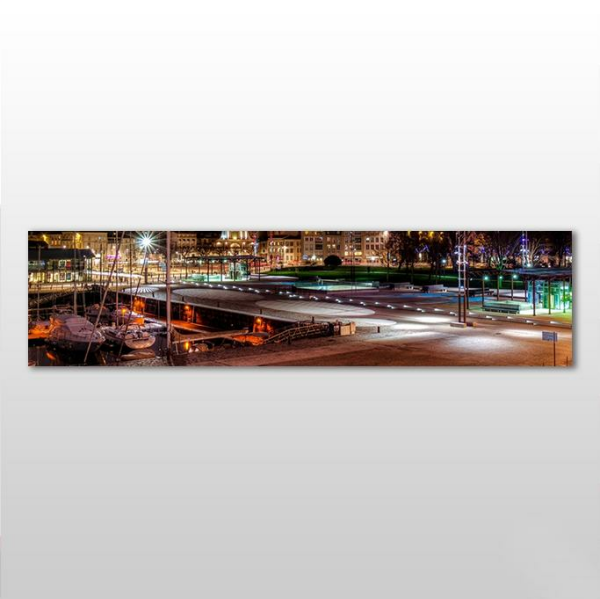 Işıklı Şehir Kanvas Tablo