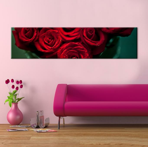 Kırmızı Gül Kanvas Tablo