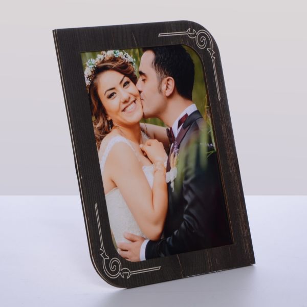 AHŞAP SİYAH RENK RESİM ÇERÇEVE 15*21