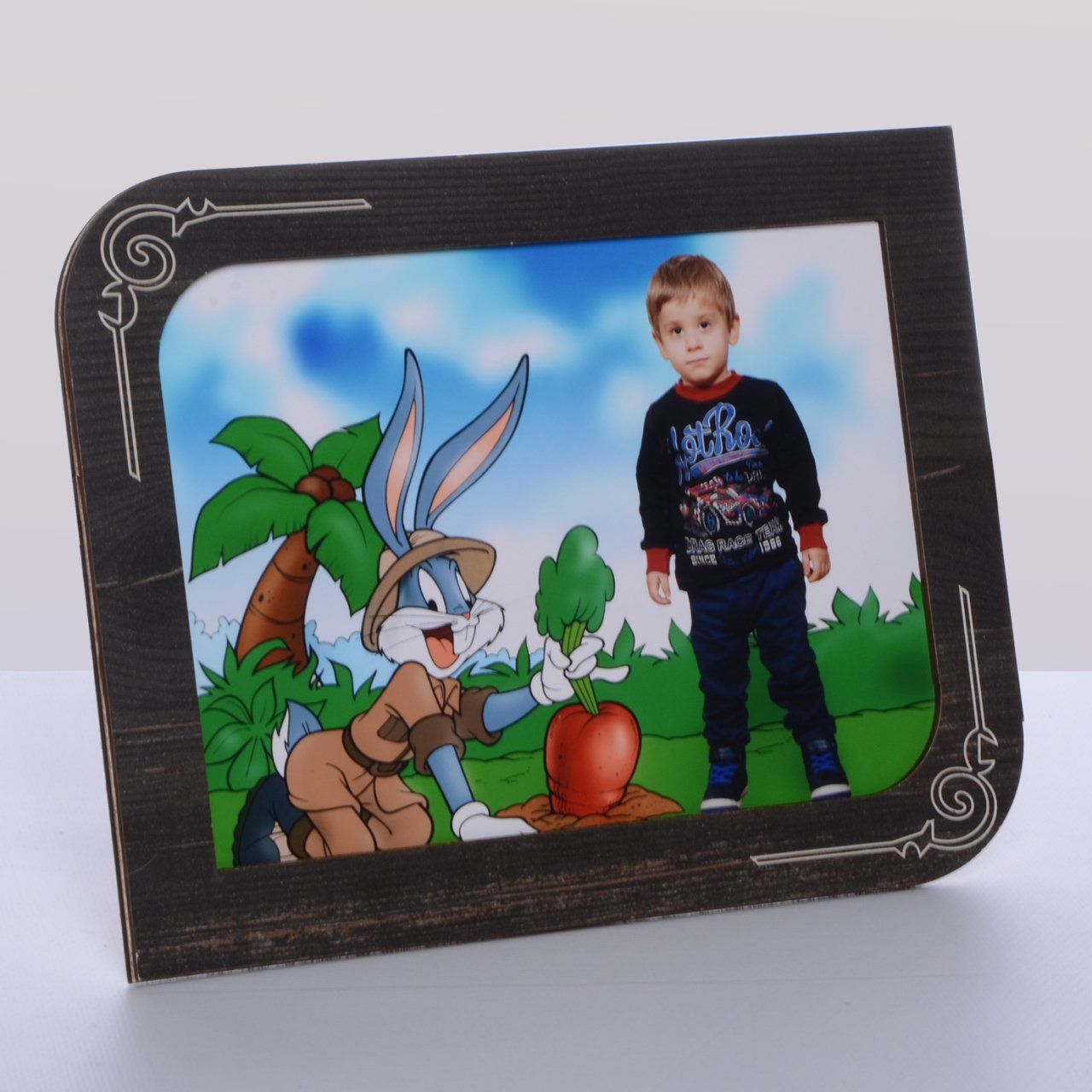 AHŞAP SİYAH RENK RESİM ÇERÇEVE 15*21