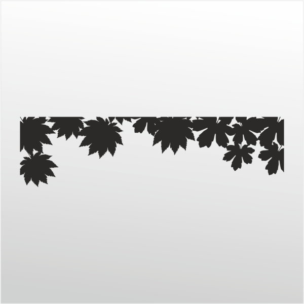 Folyo Sticker Yaprak Deseni