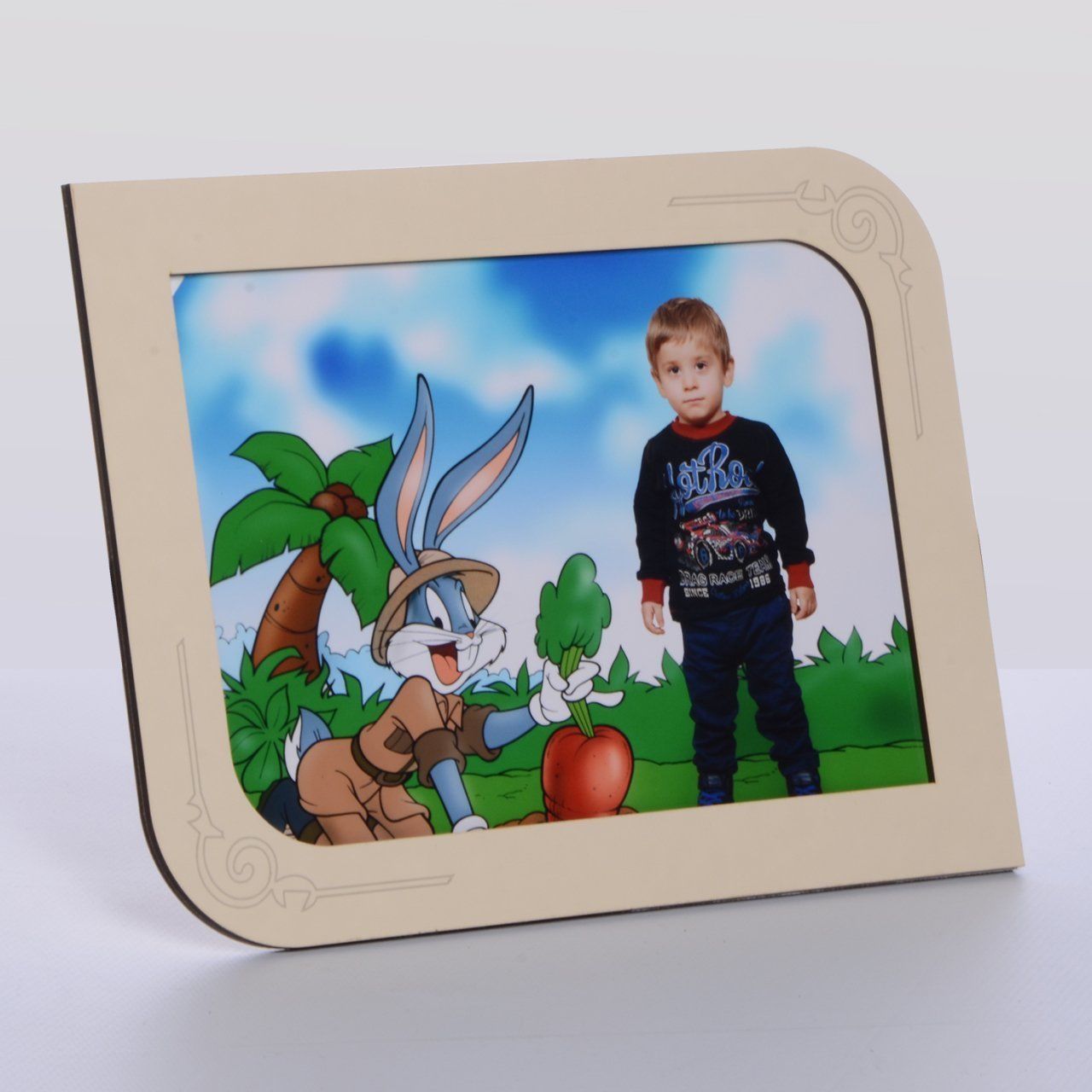 AHŞAP BEJ RENK RESİM ÇERÇEVE 10x15