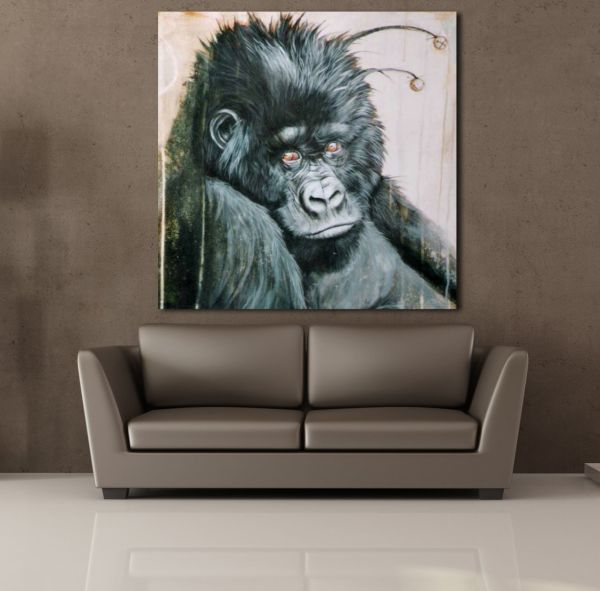 GORİL KANVAS TABLO