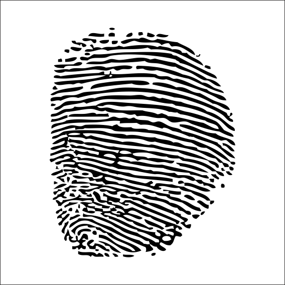 PARMAK İZİ FOLYO STİCKER