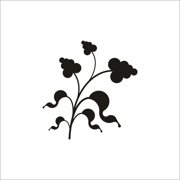 AĞAÇ VE GÜL RESİMLERİ FOLYO STİCKER