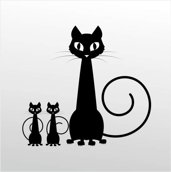 Folyo Sticker Aile Kedisi