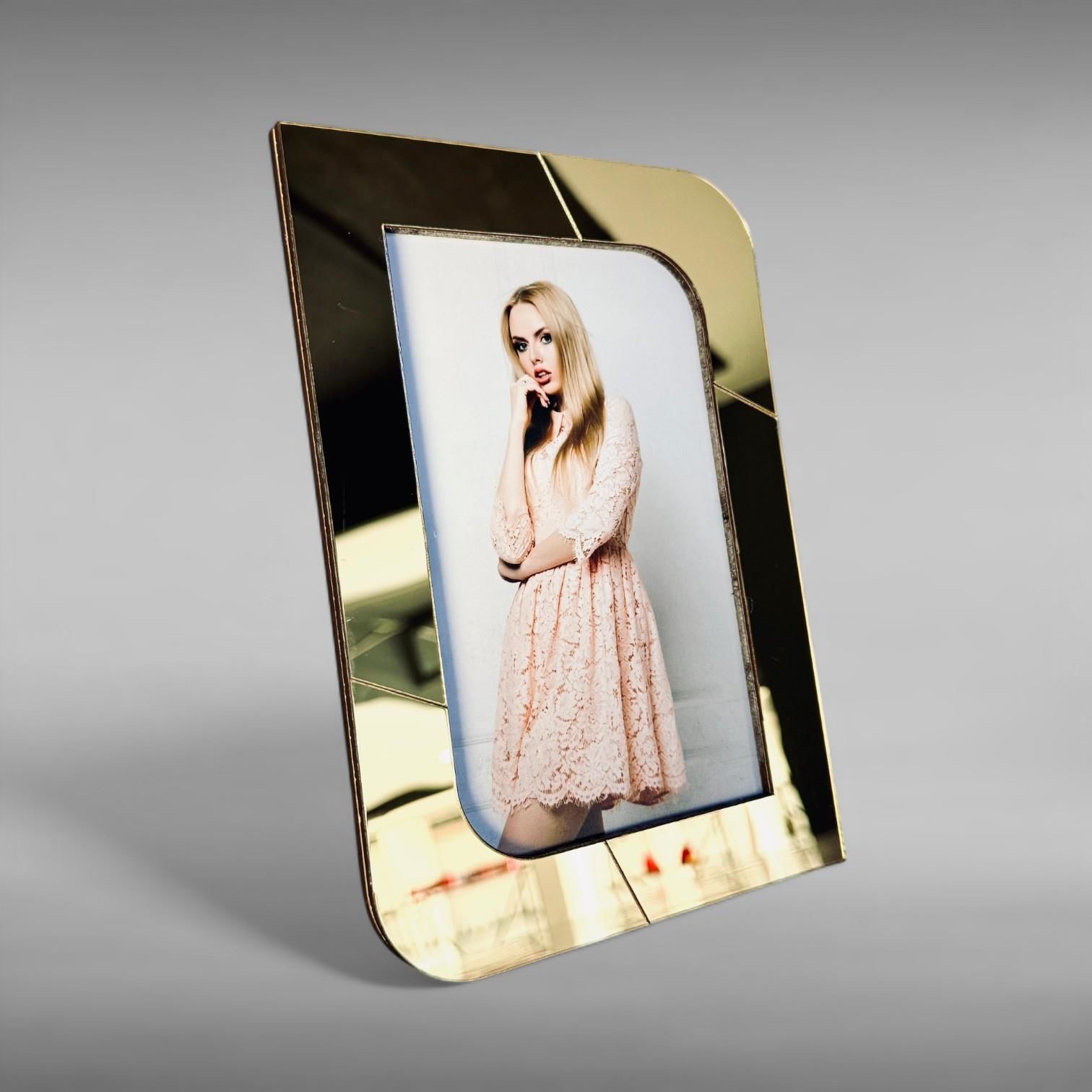 Gold Aynalı Resim Çerçeve 10x15