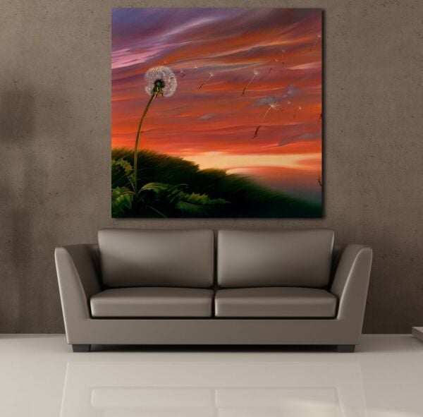 KARAHİNDİBA KANVAS TABLO