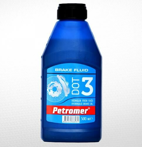 PETROMER HİDROLİK FREN YAĞI DOT-3 (500ml)