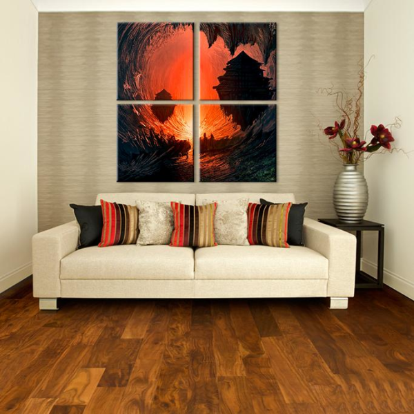 Dijital Dünya Kanvas Tablo