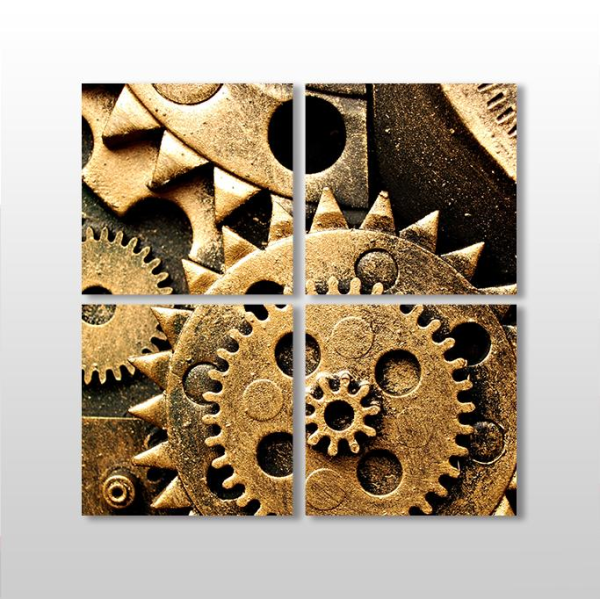 Dişli Çark Kanvas Tablo