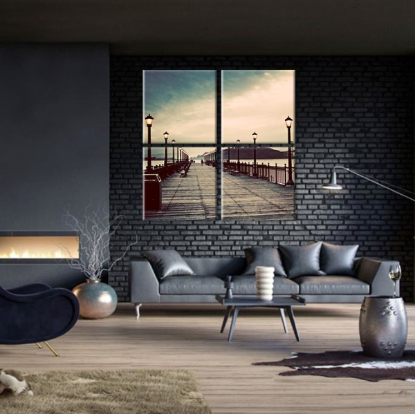 İskele Kanvas Tablo