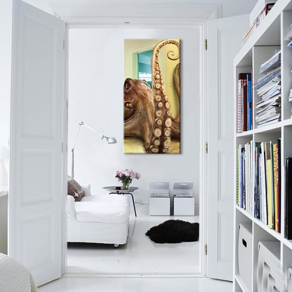 Ahtapot Kanvas Tablo