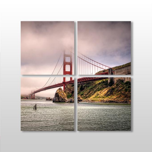 Köprü Manzara Kanvas Tablo