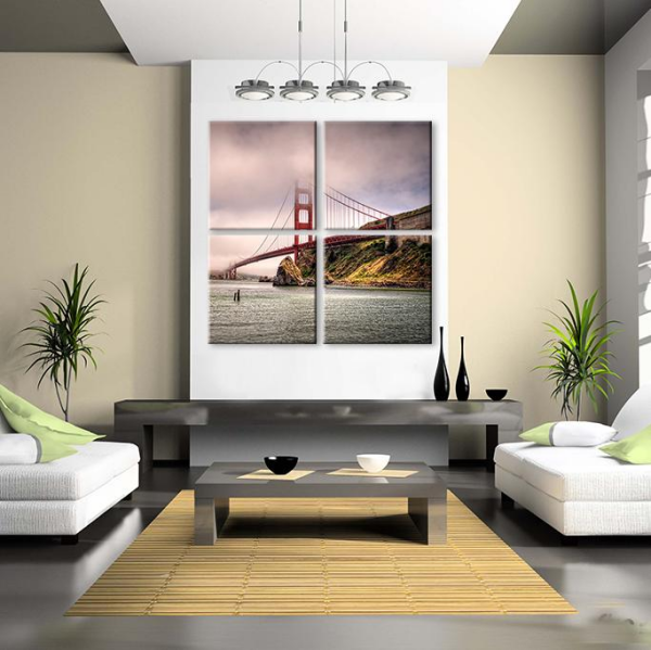 Köprü Manzara Kanvas Tablo