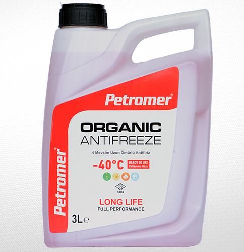 PETROMER ANTİFRİZ ORGANIC -40 HAZIR 3 LT