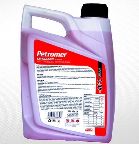 PETROMER ANTİFRİZ ORGANIC -40 HAZIR 3 LT