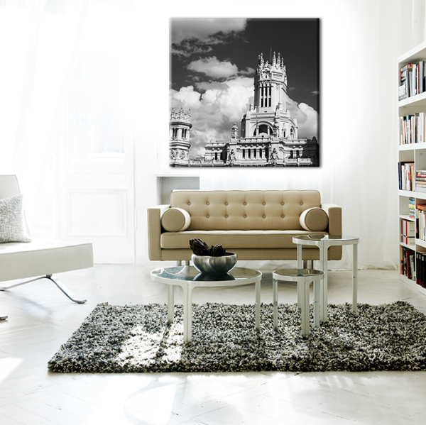 Beyaz Bulut Kanvas Tablo