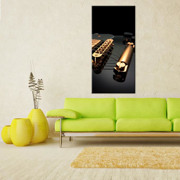 Gitar Telleri Kanvas Tablo
