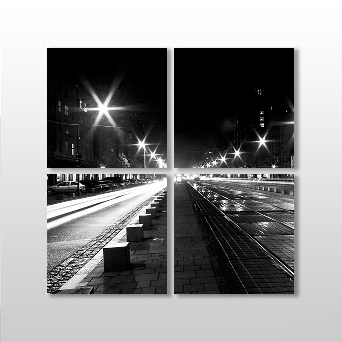 Sokak Lambaları Kanvas Tablo