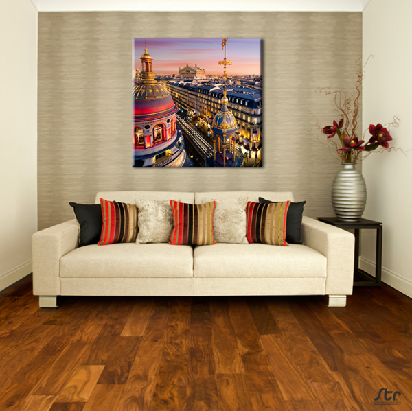 Çin Şehir Manzara Kanvas Tablo