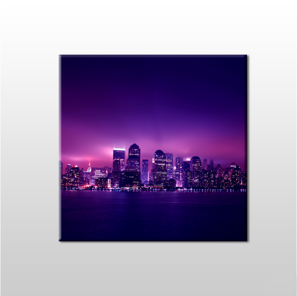 Gökyüzü Mor  Kanvas Tablo