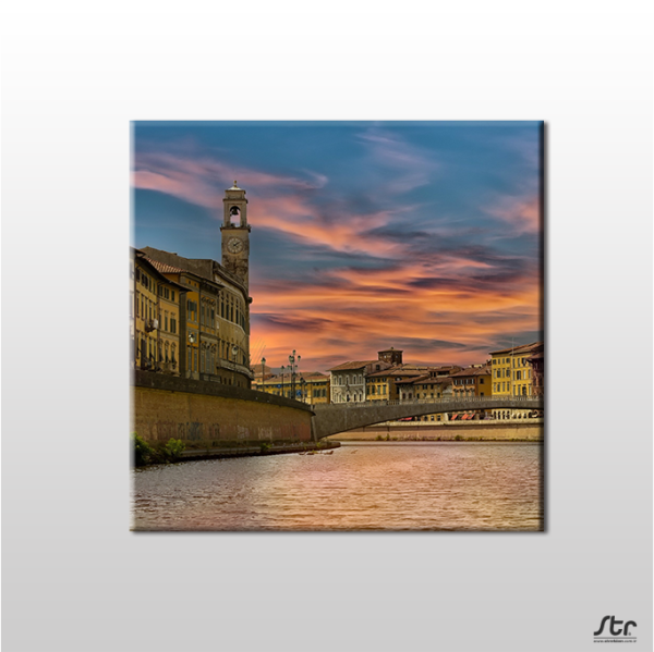 Saatli Kule Kanvas Tablo