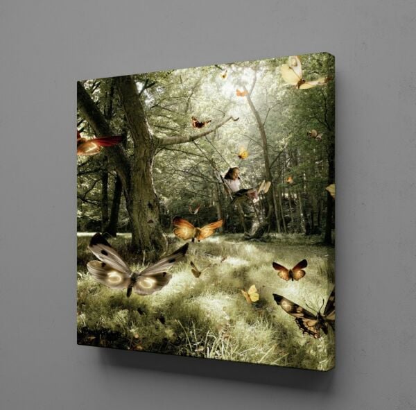 KELEBEKLER KANVAS TABLO