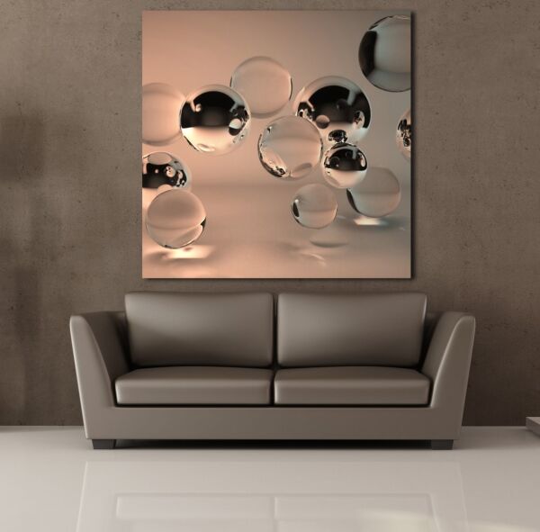 SU DAMLALARI KANVAS TABLO