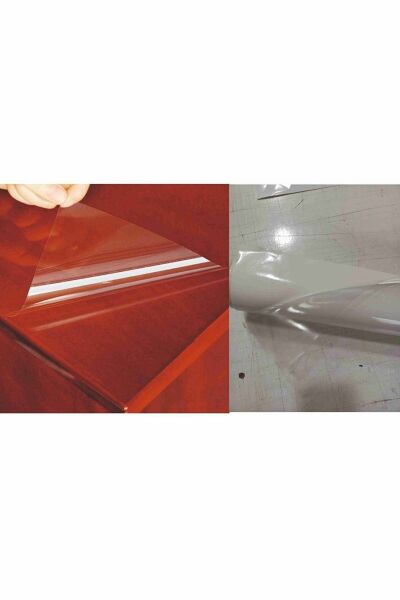 Şeffaf Parlak Yapışkanlı Folyo Koruma Folyosu 61 Cm X 1 Metre