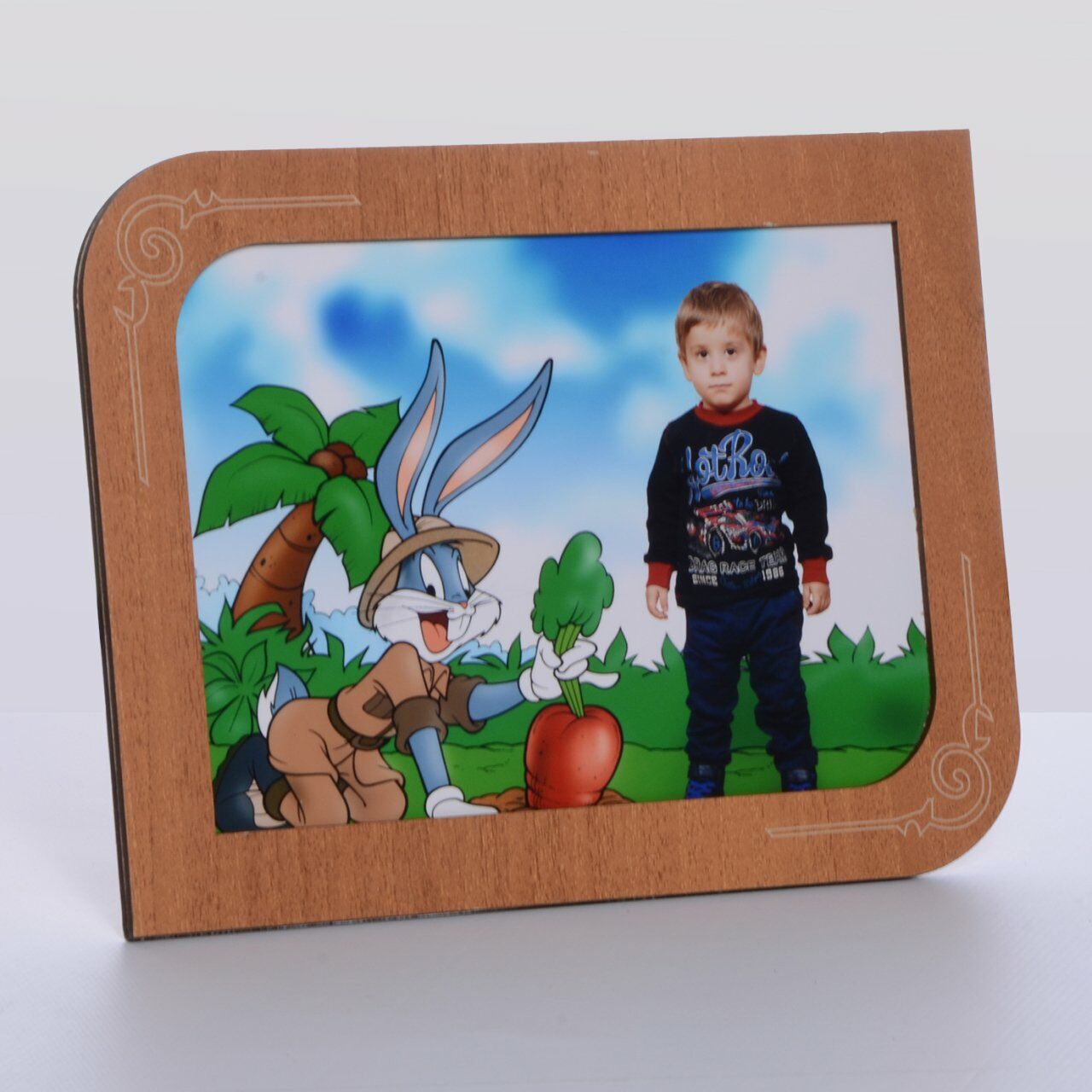 AHŞAP HİSAR CEVİZ RENK RESİM ÇERÇEVE 15*21