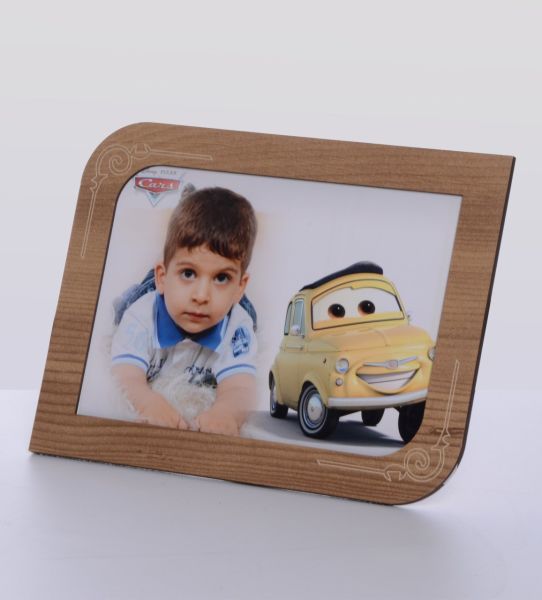 AHŞAP AKASYA RENK RESİM ÇERÇEVE 15*21