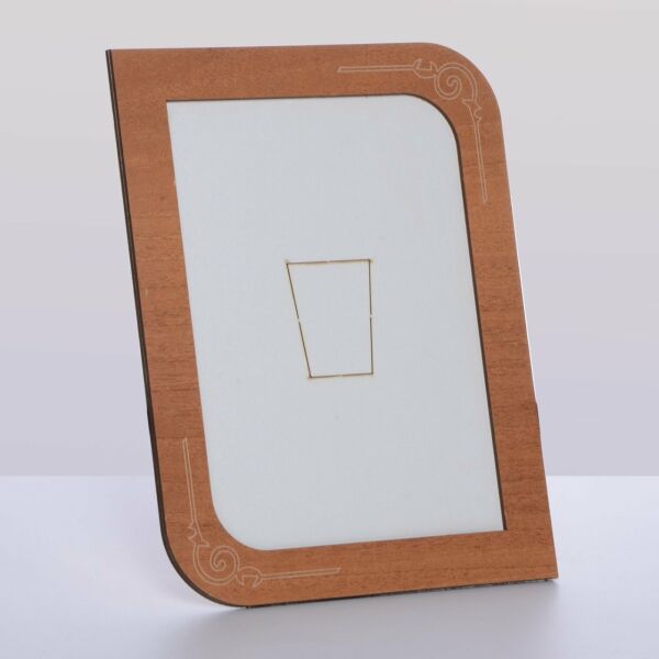 AHŞAP HİSAR CEVİZ RENK RESİM ÇERÇEVE 10x15