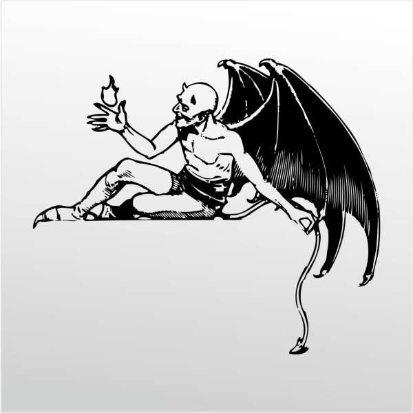 Folyo Sticker Şeytan