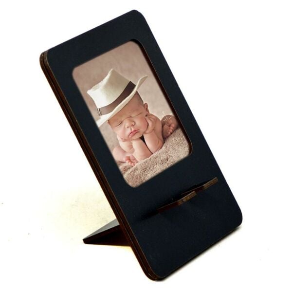 RESİM ÇERÇEVE SİYAH TELEFON TUTUCU