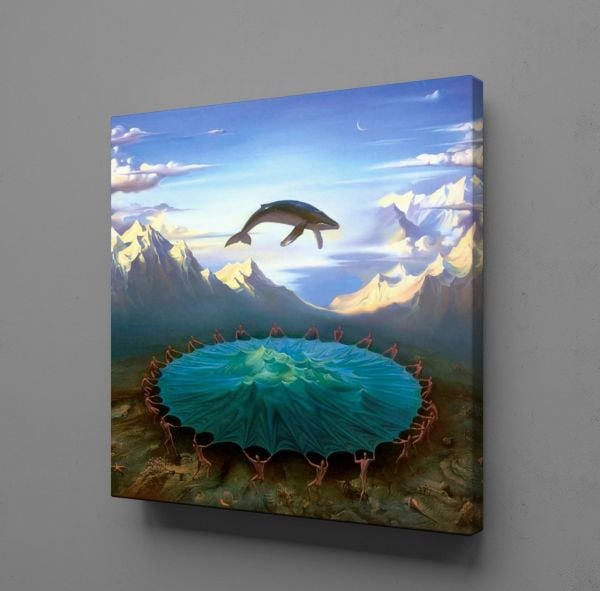 YUNUS BALIĞI KANVAS TABLO