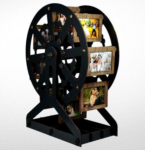 AHŞAP SİYAH RENK DEĞİRMEN RESİM ÇERÇEVE 41cm*30cm